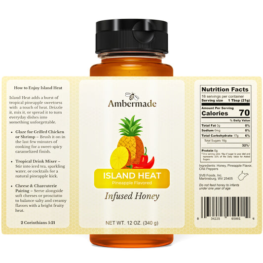 Island Heat Infused Honey